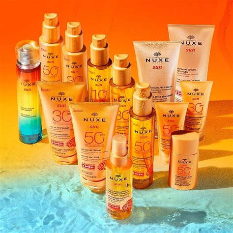 Nuxe Sun Tanning Oil Spf10 Tanning Body And Face Oil Makeup Uk