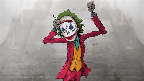 Joker Stair Dance Supervillain Wallpapers Joker Wallpapers Hd