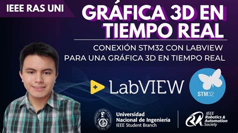 Webinar IEEE RAS UNI Conexión STM32 con Labview para una gráfica 3D en