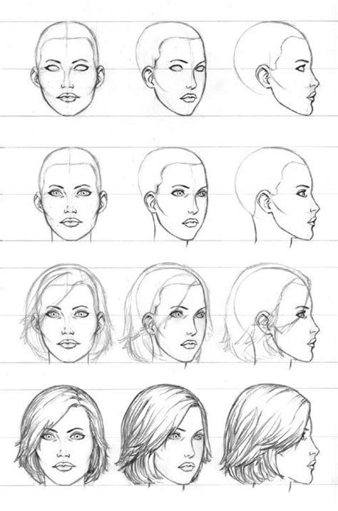 Pasos Para Dibujar Un Rostro Dibujo De Rostro Femenino Dibujar