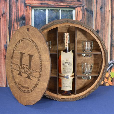 Spirits Gift Barrel With Or Personalized Glencairn Crystal Whiskey