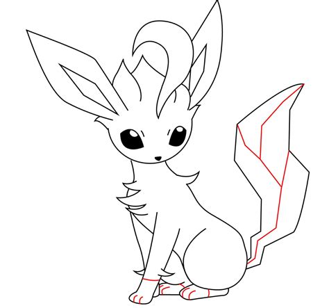 How To Draw Leafeon Draw Central