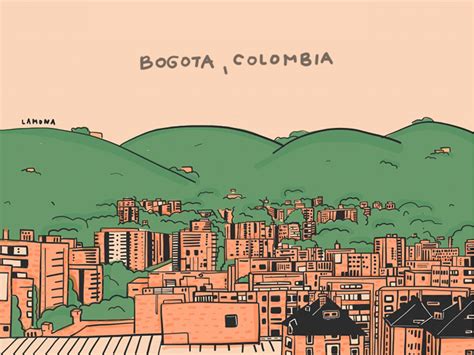 Bogota Colombia By La Mona Studio On Dribbble