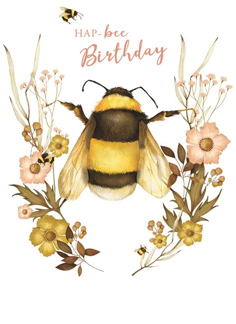Hap Bee Birthday Charity Card Save The Children Shop