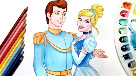'through children's eyes' portal is a virtual gallery of creativity. cinderella and prince charming drawing Speedpainting - YouTube