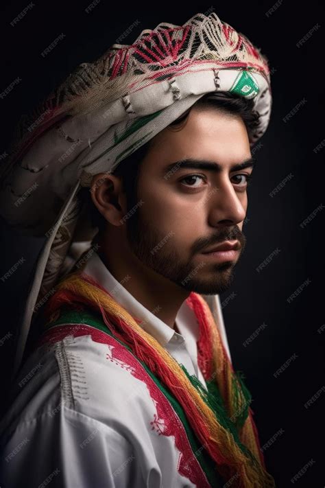 premium ai image shot of a man in traditional mexican dress created with generative ai