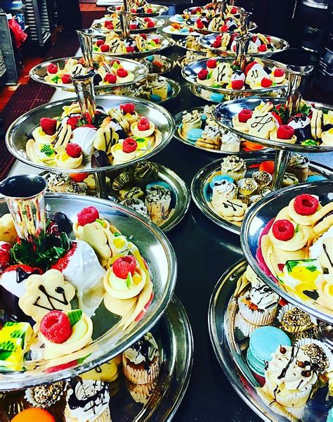 Colorful Dessert Trays For Wedding Or Private Event At The Bernards Inn Colorful Desserts