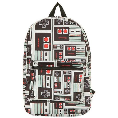 Nintendo Nes Classic Controller Print Backpack 26 Liked On Polyvore