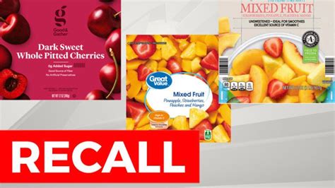 Recall Possible Listeria Contamination Of Specific Frozen Fruit