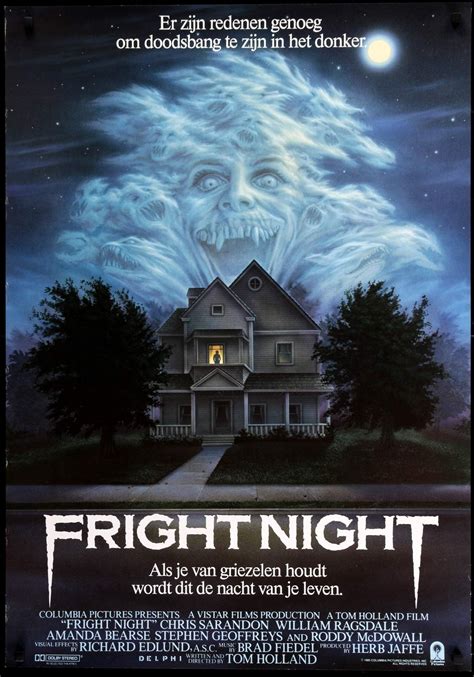 Fright Night 1985 Fright Night Tom Holland Horror Movie Posters