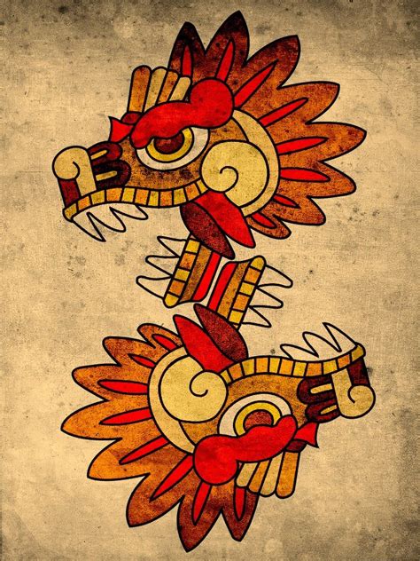 Quetzalcoatl Arte Azteca Quetzalcoalt Figuras Aztecas