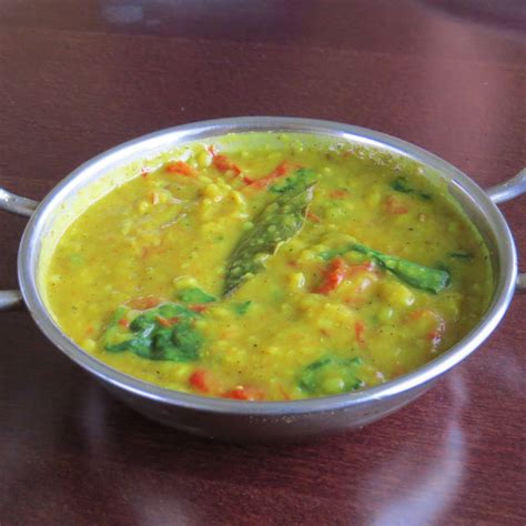 Creamy Moong Dal With Spinach