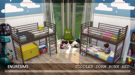 Sims 4 Functional Bunk Beds Hekkberbild