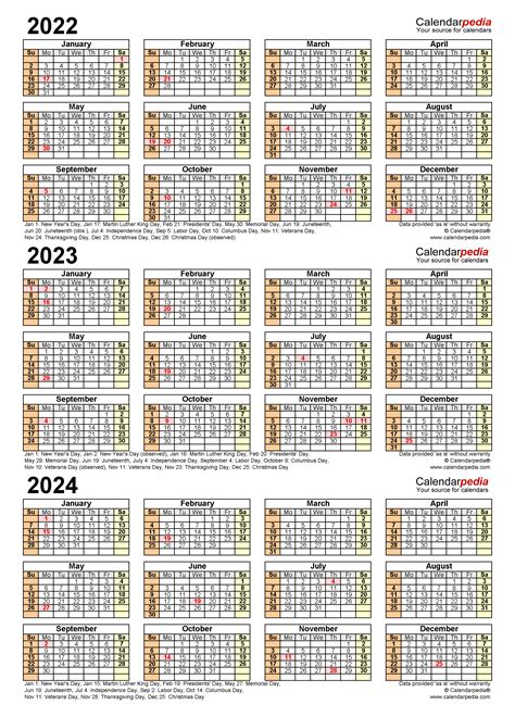 2024 Calendar In Pdf Format 2022 Printable Monthly Calendar 2024
