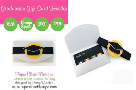 Download Graduation Gift Card Holder (Graphic) by rushton_tracy · Creative Fabrica in 2020 | Gift card ...