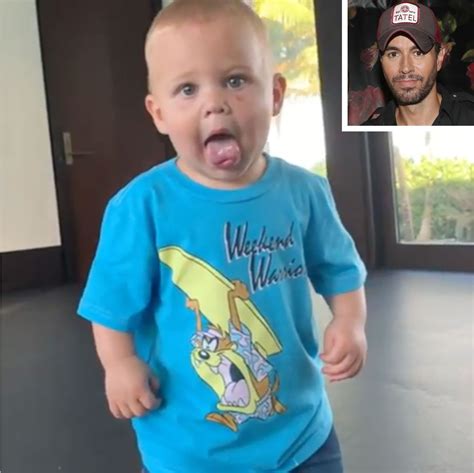 Enrique Iglesias Posts Adorable Video Of Son Imitating Him