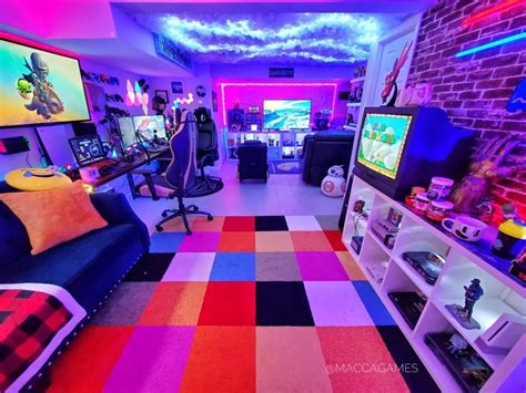 Full Gameroom Games Room Inspiration Video Game Room Design Gamer Room