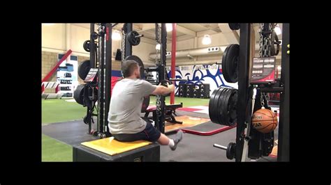 Sl Squat To Box With Counterbalance Youtube