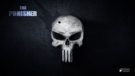 Punisher Realistic Logo By Jonahtalavera On Deviantart