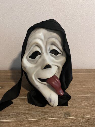 Scream Halloween Mask Tongue Out Fun World Div 4676195858