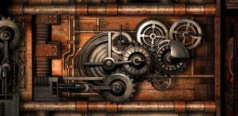 36 Steampunk Gears Wallpaper Wallpapersafari