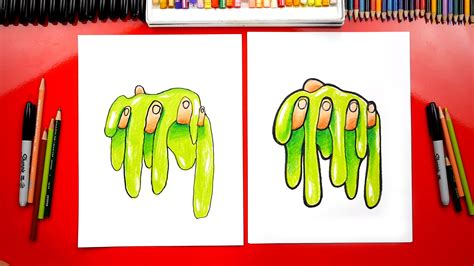 How To Draw Slime Art For Kids Hub
