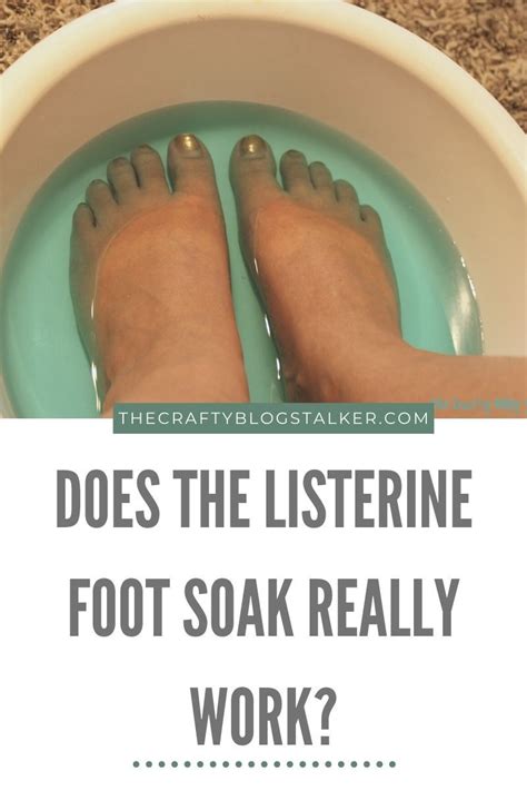 Does The Listerine Foot Soak Recipe Really Work In 2021 Listerine