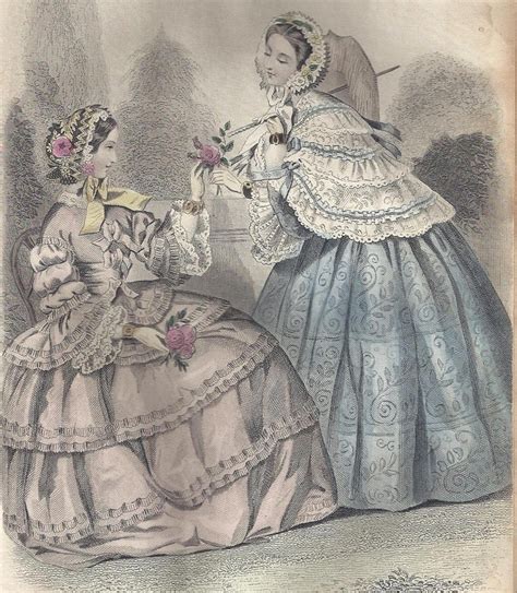 Dressing A Lady Circa 1855 Historical Sewing