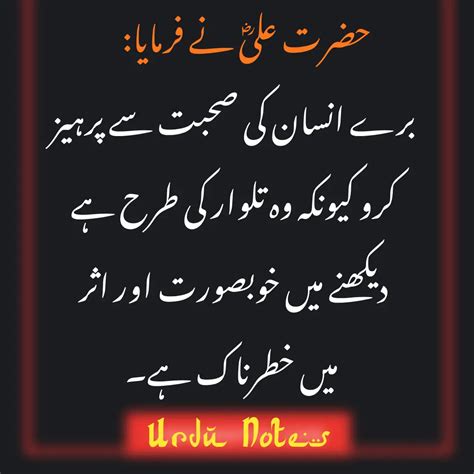 حضرت علی نے فرمایا Amazing Quotes of Hazrat Ali In Urdu Text