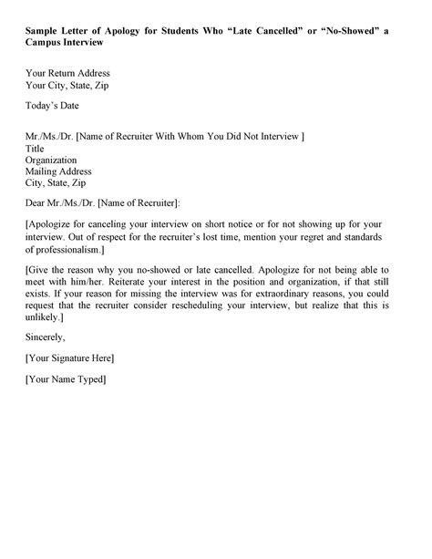 Useful Apology Letter Templates Sorry Letter Samples