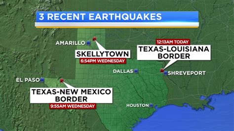 Multiple earthquakes reported across Texas over the past 24 hours 