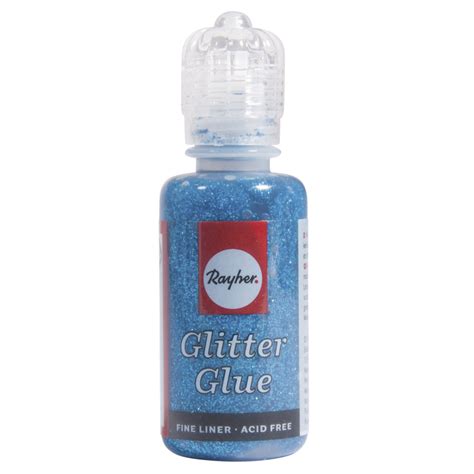 Rayher Glitter Glue Azurin Sininen Hobby Point