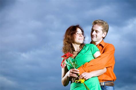 Young Couple In Love Stock Photo Image Of Healthy Cute 5809864