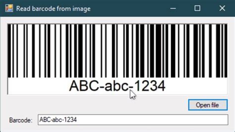 C Tutorial Read Barcode From Image In C Foxlearn Youtube