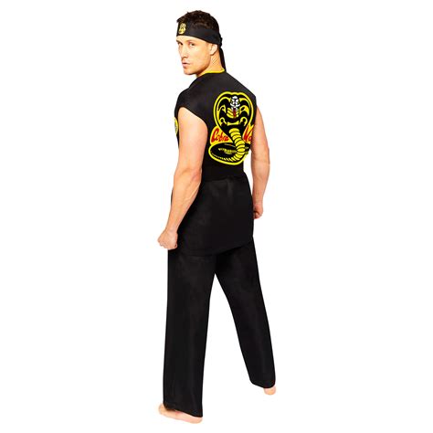 Mens Authentic Karate Kid Cobra Kai Costume Ubicaciondepersonascdmx