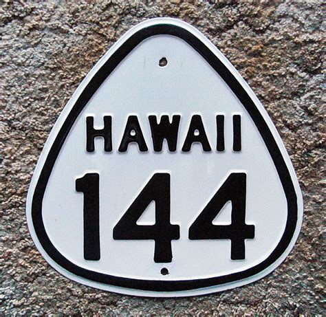 Hawaii State Highway 144 Aaroads Shield Gallery