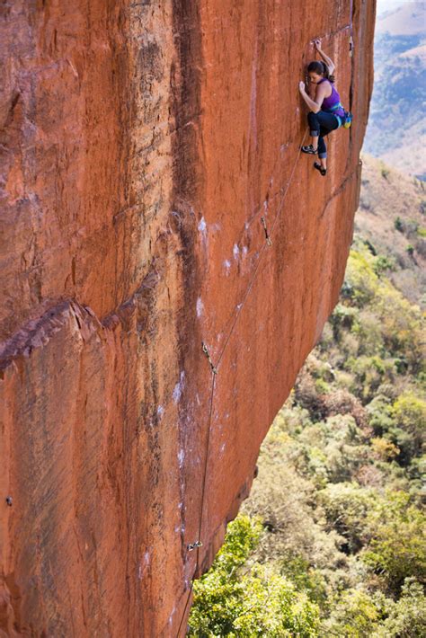 Paige Claassen Sends Rolihlahla Climb Za Rock Climbing Bouldering In South Africa
