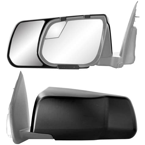 K Source Snap And Zap Custom Towing Mirror Pair For Chevrolet Colorado Gmc Canyon Black Nellis