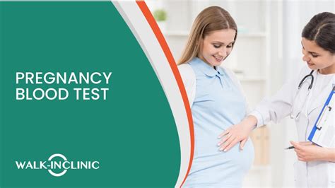 Pregnancy Blood Test Walk In Clinic Youtube