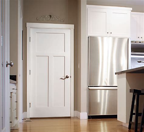 The hallmarks of the craftsman style are beautiful clean lines and crisp right angles. Craftsman is a perfect complement to Shaker style cabinetry. | Craftsman Interior Door ...