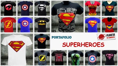 Camisetas Estampadas Superheroes 🥇 Posot Class