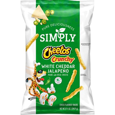 Cheetos Simply Crunchy White Cheddar Jalapeno Flavored Cheese Snacks My Xxx Hot Girl