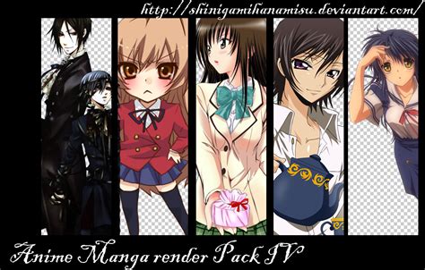 Anime Manga Render Pack Iv By Shinigamihanamisu On Deviantart