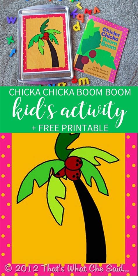 Chicka Chicka Boom Boom Activity That S What {che} Said