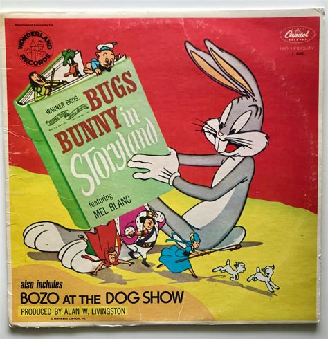 Bugs Bunny In Storyland Capitol Bozo At The Dog Show Vinyl Etsy