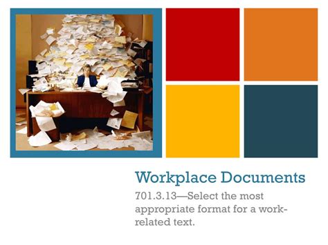 Ppt Workplace Documents Powerpoint Presentation Free Download Id