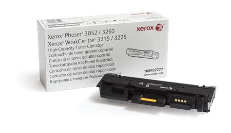 Xerox phaser 3260 monochrome laser printer reaches speeds of 29 pages/minute. Black, High Capacity Toner Cartridge, Phaser 3260 ...