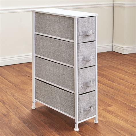 Slim And Space Saving Design 4 Drawer Cabinet Perfect For Apartments