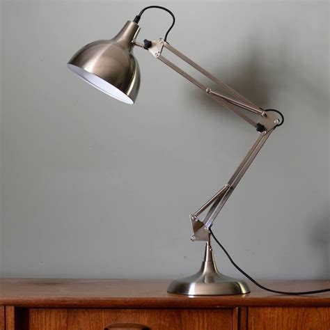 Brushed Steel Desk Lamp By The Forest And Co