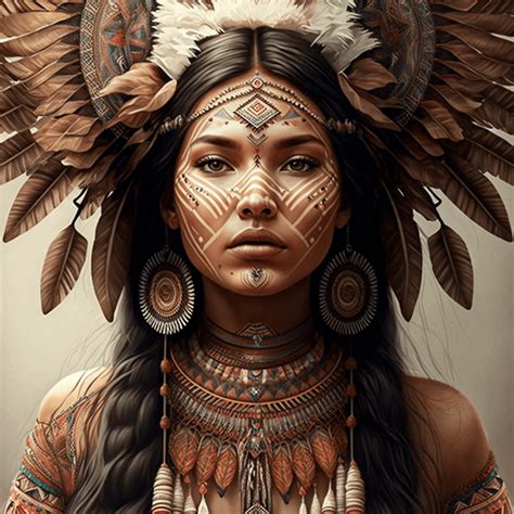 Native American Girl Rmidjourney